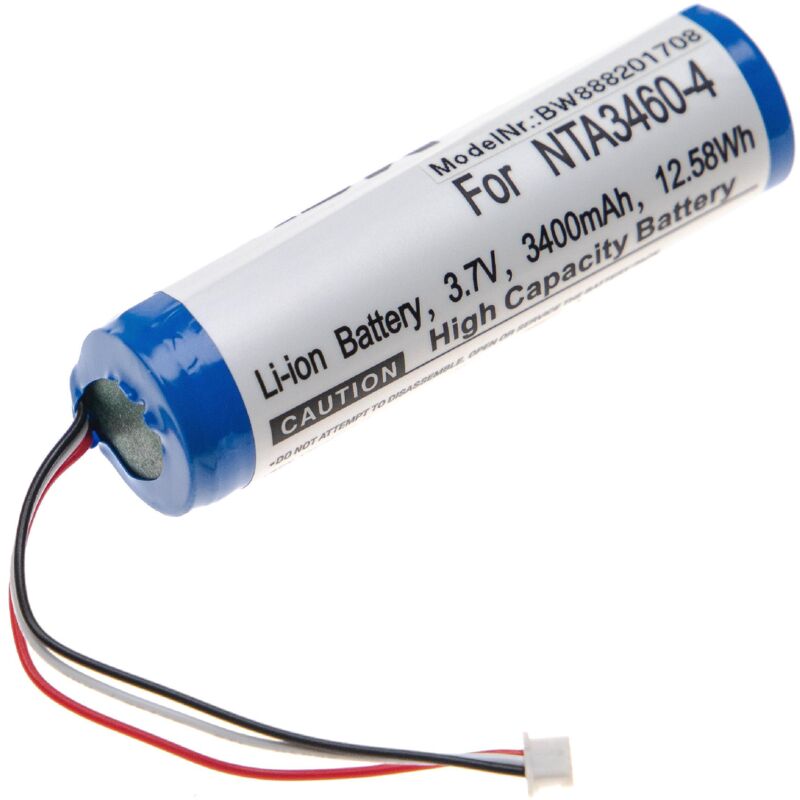 Vhbw - Akku Ersatz für Philips NTA3460-4, NTA3459-4 für Babyphone Babytalker (3400mAh, 3,7V, Li-Polymer)