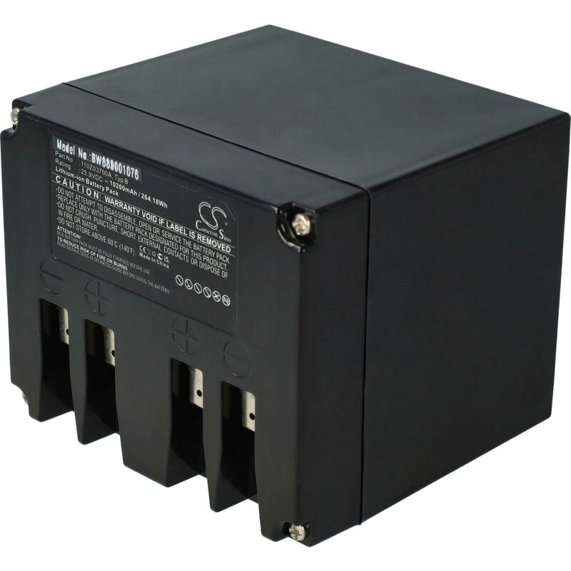 vhbw Akku kompatibel mit Ambrogio L200 Elite Retro, L200 Evolution, L200R, L200 Retro, L200 elite retr, retrO Rasenmäher(10,2Ah, 25,9V, Li-Ion)