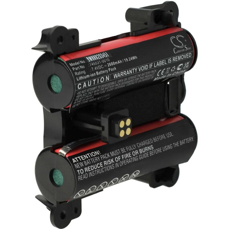 Akku kompatibel mit Bose SoundLink Revolve+, Revolve Plus Lautsprecher Boxen Speaker (2600mAh, 7,4V, Li-Ion) - Vhbw