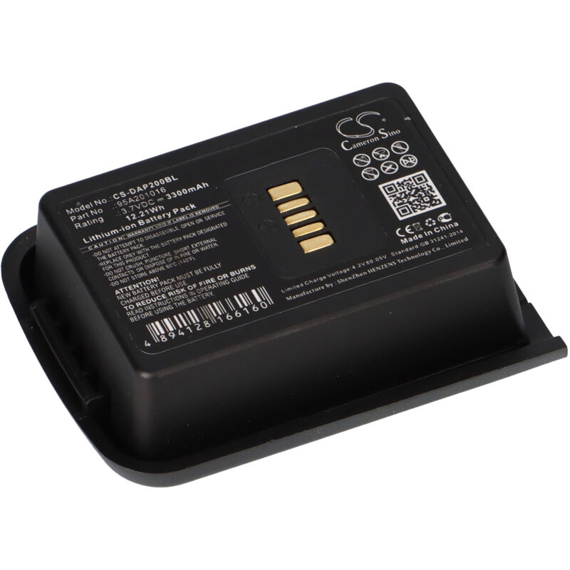 Akku kompatibel mit Datalogic 950401003, P20, P20-1001, Pegaso Barcodescanner pos (3300mAh, 3,7V, Li-Ion) - Vhbw