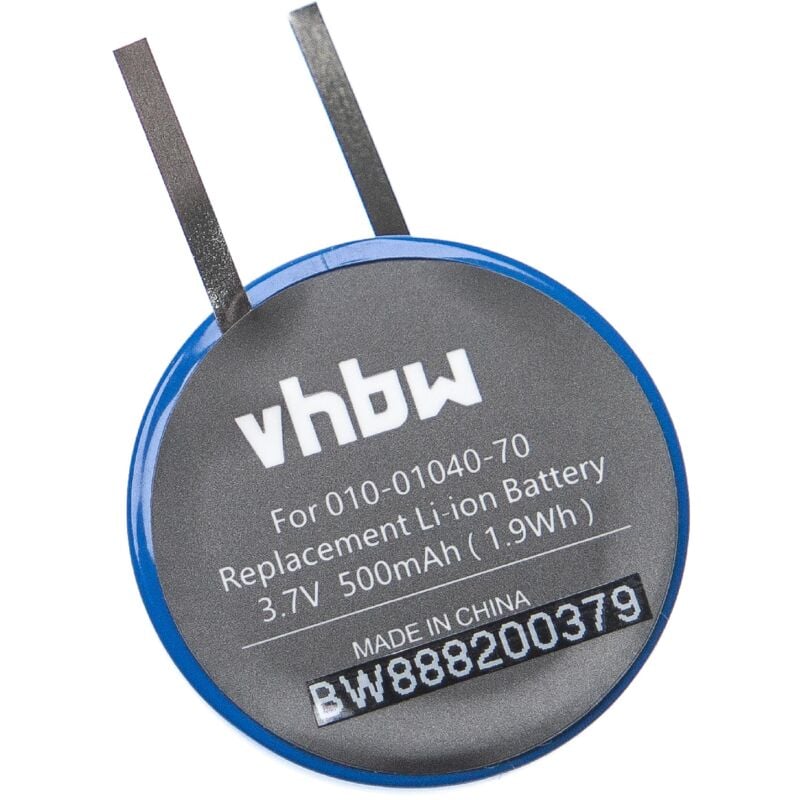 Vhbw - Akku kompatibel mit Garmin Fenix 1, 2 Smartwatch Uhr Fitnessarmband (500mAh, 3,7V, Li-Ion)
