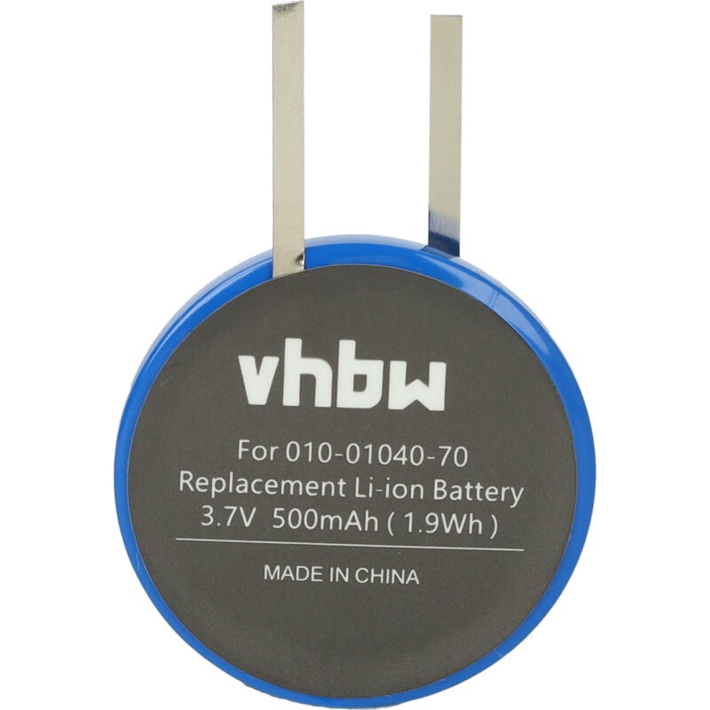 Vhbw - Akku kompatibel mit Garmin Fenix 2, 1 Smartwatch Uhr Fitnessarmband (500mAh, 3,7V, Li-Ion) + Werkzeug-Set