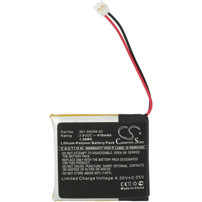 Vhbw - Akku kompatibel mit Garmin Fenix 5x, 5X Running Smartwatch Uhr Fitnessarmband (410mAh, 3,8V, Li-Polymer) + Werkzeug-Set