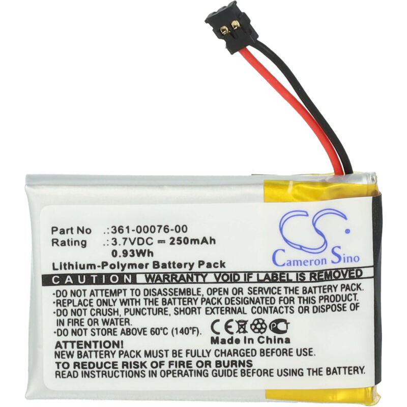 Vhbw - Akku kompatibel mit Garmin Forerunner 620 Smartwatch Uhr Fitnessarmband (250mAh, 3,7V, Li-Polymer) + Werkzeug-Set