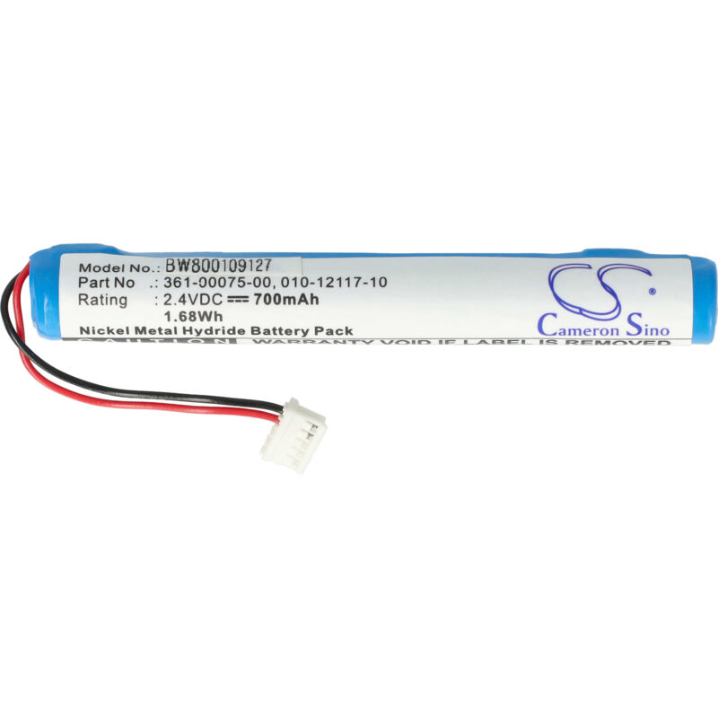 Vhbw - Akku kompatibel mit Garmin wind sensor gps Navigation Navi (700 mAh, 2,4 v, NiMH)