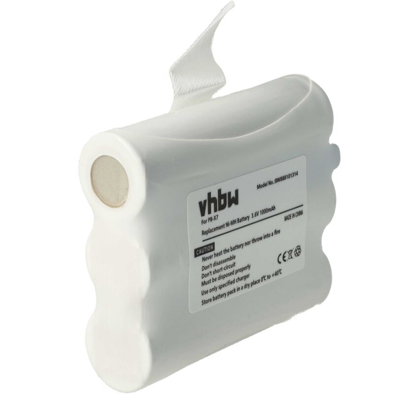 Akku kompatibel mit Midland XT70, XT74 Funkgerät, Walkie Talkie (1000mAh, 3,6V, NiMH) - Vhbw