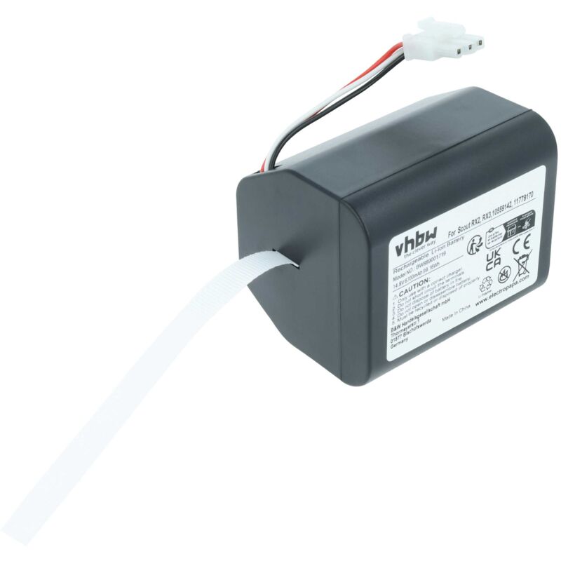 vhbw Akku kompatibel mit Miele SCOUT RX2, SCOUT RX3 Home Cleaner Heimroboter (6700 mAh, 14,8 V, Li-Ion)