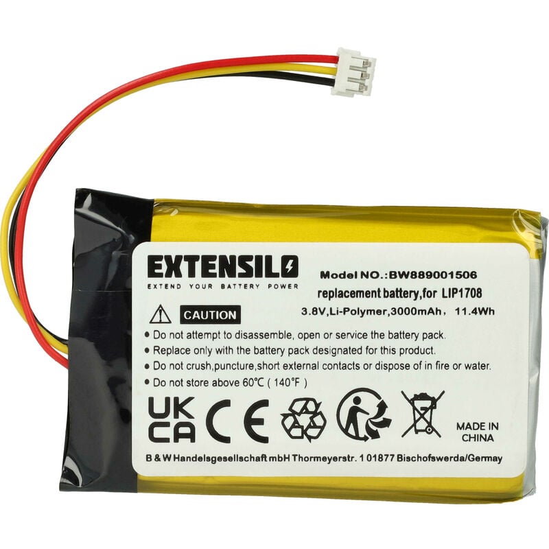 Vhbw - Akku kompatibel mit Sony Playstation 5 DualSense CFI-ZCT1W, DualSense, CFI-1015A Spielekonsole (3600 mAh, 3,8 v, Li-Polymer)