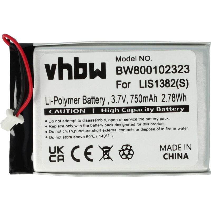 Vhbw - Akku kompatibel mit Sony Portable Reader PRSA-CL1 eBook Reader (750 mAh, 3,7 v, Li-Polymer)