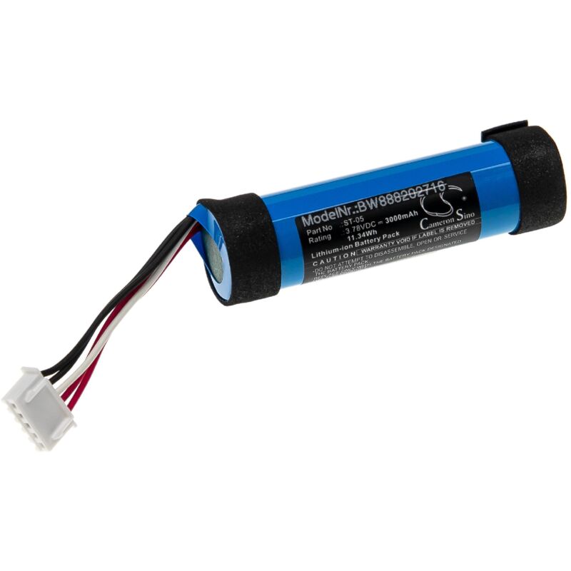 Vhbw - 1x Akku kompatibel mit Sony SRS-XB21 Lautsprecher Boxen Speaker (3000 mAh, 3,78 v, Li-Ion)