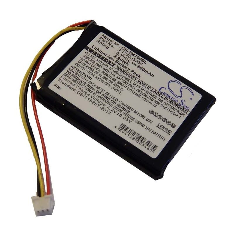 Vhbw - Akku kompatibel mit TomTom xl 325 gps Navigation Navi (800mAh, 3,7V, Li-Ion)