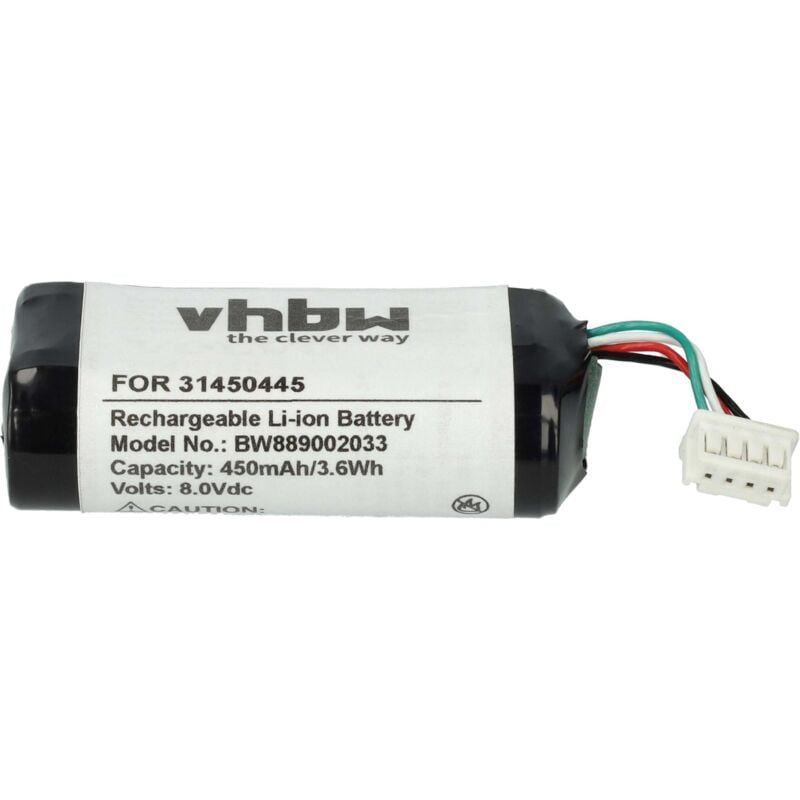 vhbw Akku kompatibel mit Volvo S60 III (224), S60 MK3, S90 (2017-), C40, S60 (2019-) Fahrzeugcomputer, Fahrzeug-PC (450 mAh, 8 V, Li-Ion)