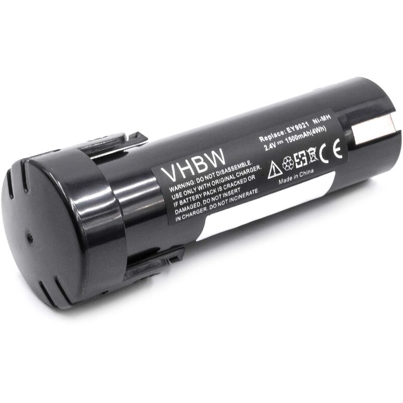 Vhbw - Akku kompatibel mit Weidmüller dms 3 Elektrowerkzeug (1500mAh NiMH 2,4 v)