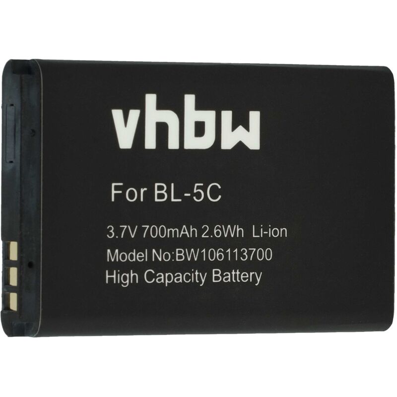 Vhbw - 1x Akku kompatibel mit Becker Mamba, Mamba.4 ce lmu eu gps Navigation Navi (700 mAh, 3,7 v, Li-Ion) - Ersatz für 010-10840-00, 361-00031-00