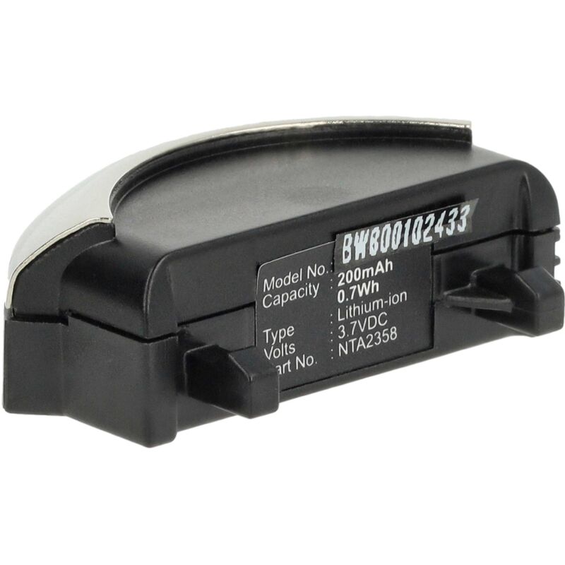 Vhbw - Akku kompatibel mit Bose QC-3, QC3, QuietComfort 3 Wireless Headset Kopfhörer (200 mAh, 3,7 v, Li-Ion)