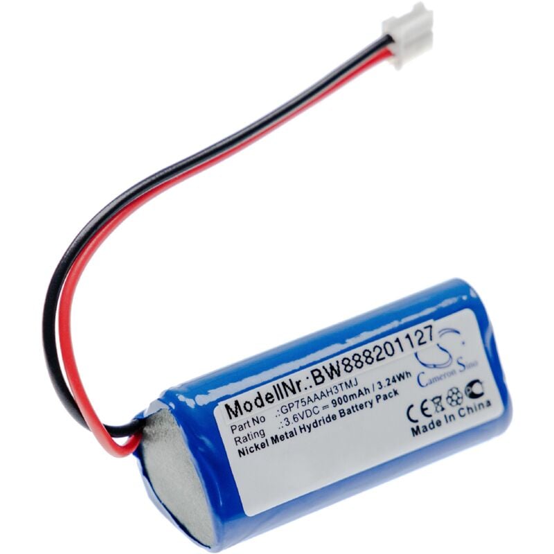 Vhbw - 1x Akku kompatibel mit Dentsply Ray-Pex 5, RayPex 5, Ray-Pex 5 Apex Medizintechnik (900 mAh, 3,6 v, NiMH)