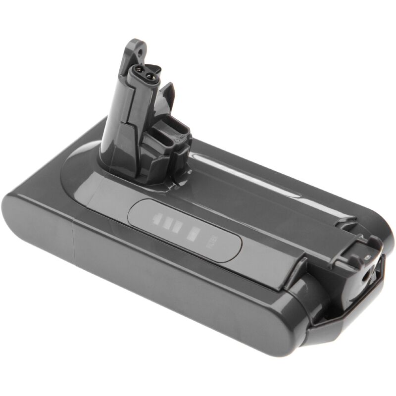 vhbw Akku kompatibel mit Dyson V10, Cyclone V10, V10 Absolute, V10 Animal, V10 Cyclone series Staubsauger Grau (2500 mAh, 25,2 V, Li-Ion)