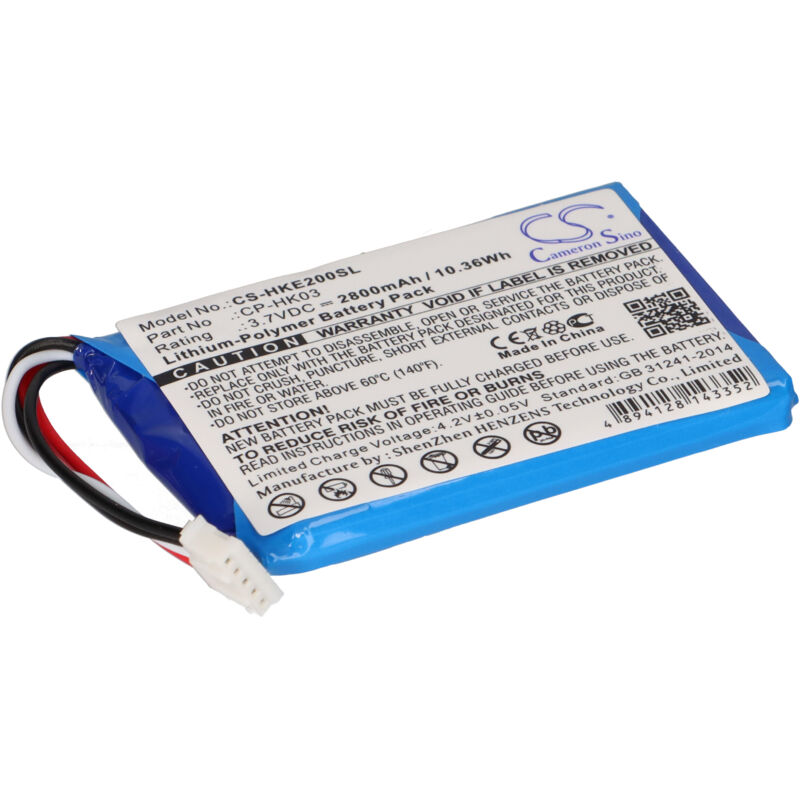 Vhbw - Akku kompatibel mit Harman / Kardon Esquire 2 Lautsprecher Boxen Speaker (2800mAh, 3,7V, Li-Polymer)