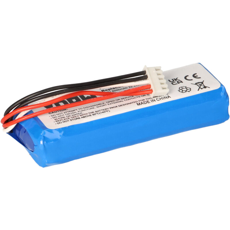 Vhbw - Akku kompatibel mit jbl Charge 3 2016 Lautsprecher Boxen Speaker (6000mAh, 3,7V, Li-Polymer)