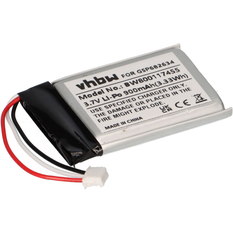 Vhbw - Akku kompatibel mit jbl Go Smart Lautsprecher Boxen Speaker (900mAh, 3,7V, Li-Polymer)