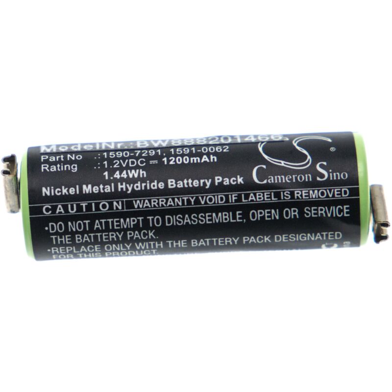 Vhbw - Akku kompatibel mit Moser ChroMini 1591, 1591B, 1591Q Rasierer Haarschneider (1200mAh, 1,2V, NiMH)