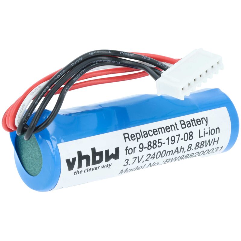 Vhbw - Akku kompatibel mit Sony SRS-X2 Lautsprecher Boxen Speaker (2400 mAh, 3,7 v, Li-Ion) - Ersatz für 9-885-197-08, SF-02