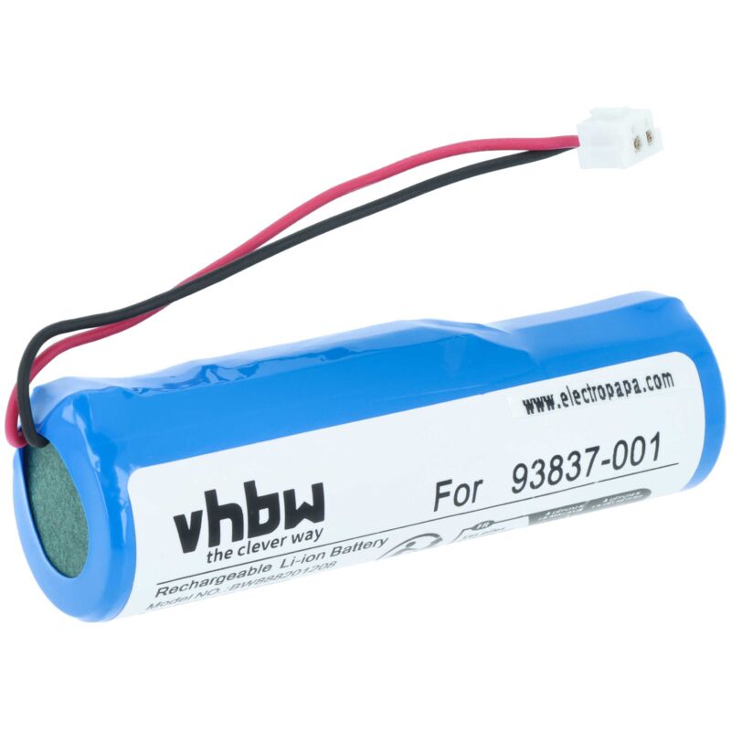 Vhbw - Akku kompatibel mit Wahl 8591L, Beretto Black Stealth, Beretto Chrome Rasierer Haarschneider (2600mAh, 3,7V, Li-Ion)