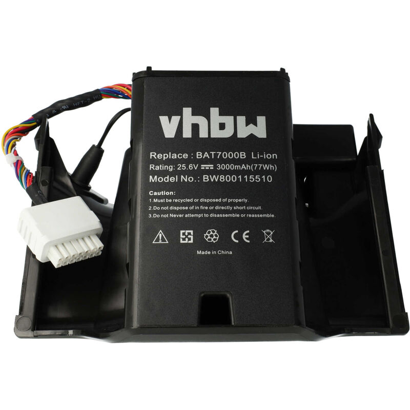 Akku kompatibel mit Wolf Garten Robo Scooter 300, Robo Scooter 400, Robo Scooter 600 Rasenroboter Rasenmäher (3000mAh, 25,6V, Li-Ion) - Vhbw