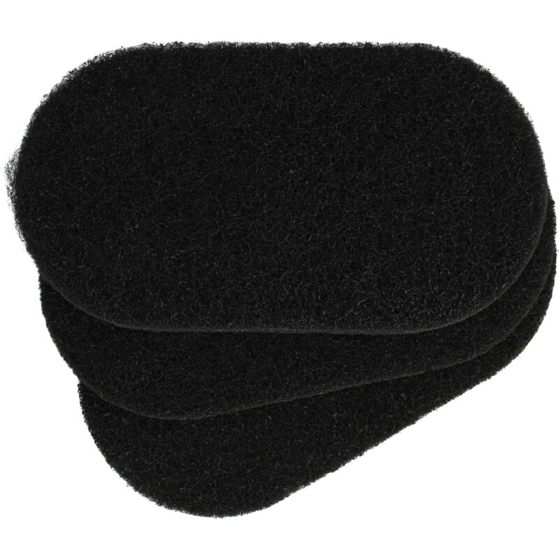 3x Aktivkohle-Filter Ersatz für Seb /Tefal XA500024 für Fritteuse - 6,5 x 9,1 x 0,9 cm - Vhbw