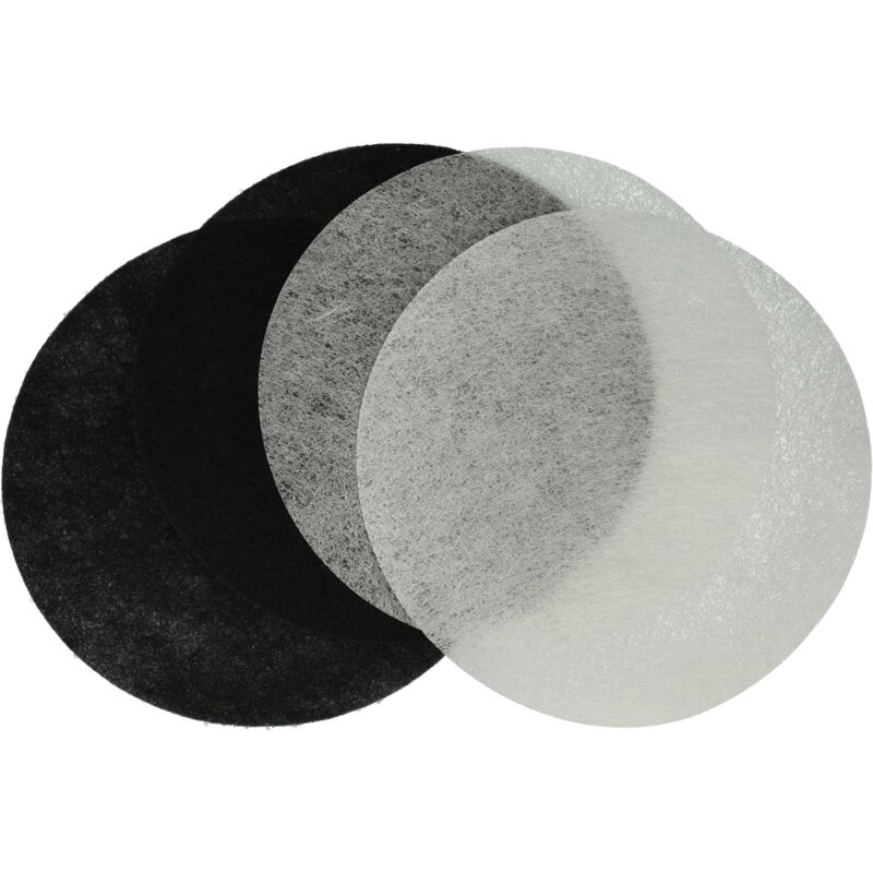 Vhbw - 2x Aktivkohlefilter, 2x Fettfilter Ersatz für Moulinex AD-5 für Fritteuse - 4-tlg. Filter-Set