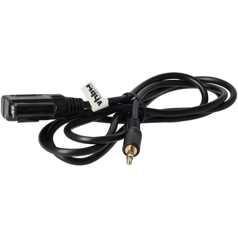 Vhbw - aux Audio Adapter Kabel kfz Radio (11,3 cm) kompatibel mit Mercedes-Benz S-Klasse, R-Klasse, M-Klasse, E-Klasse, C-Klasse Auto, Autoradio