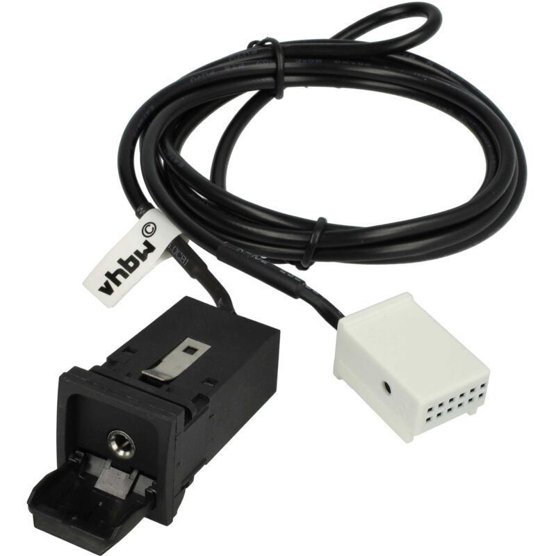 Vhbw - aux Audio Adapter Kabel kfz Radio kompatibel mit Audi / Seat / Skoda / vw RCD510 Auto, Autoradio