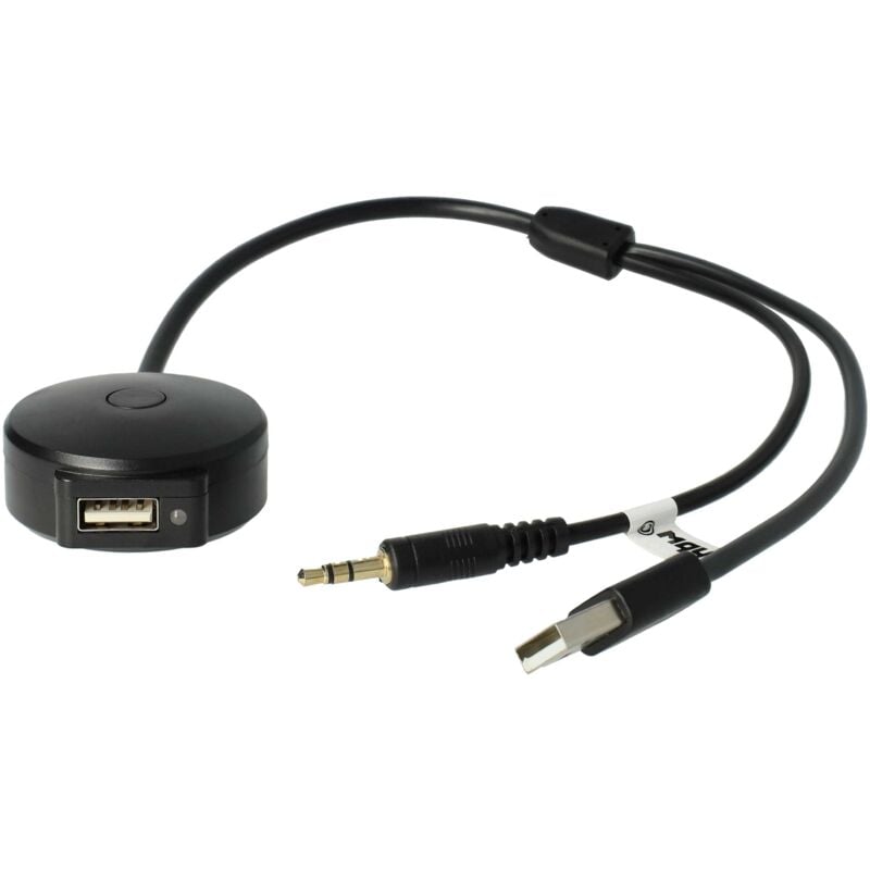 Vhbw - aux usb Audio Adapter Kabel kfz Radio (30 cm) kompatibel mit mini ab Bj. 01/2004 R56 Auto, Autoradio - usb, Bluetooth