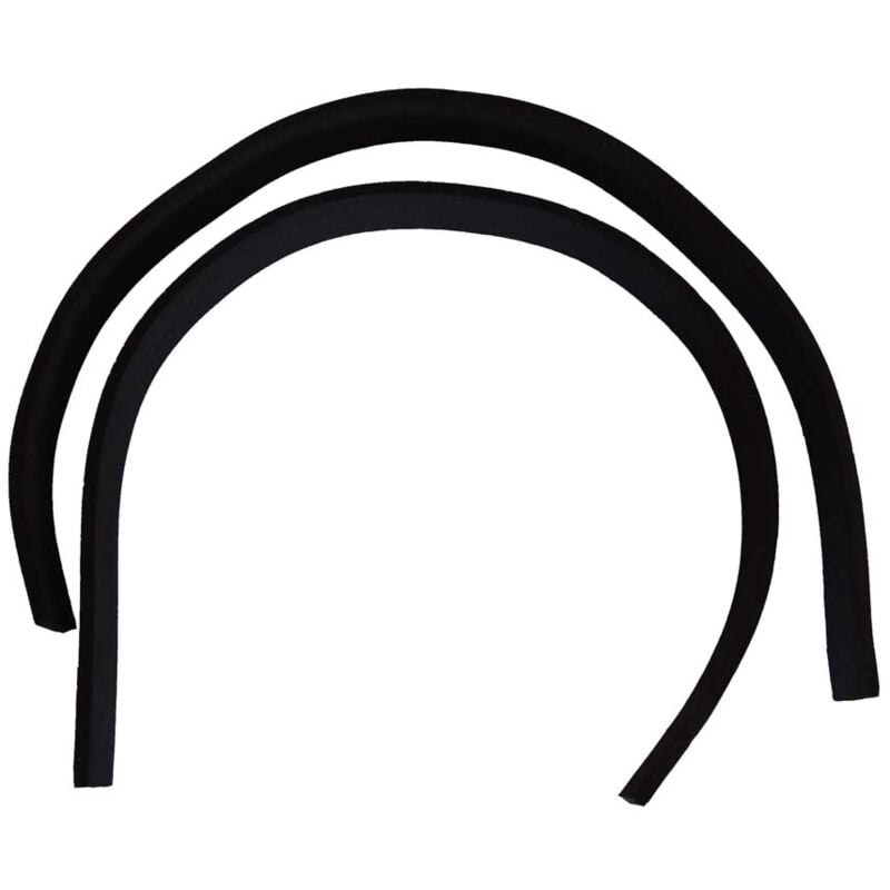 Stoßschutz kompatibel mit iRobot Roomba AeroVac 620, 630, 650, 660 Saugroboter - 2x Bumper-Guard, Schwarz - Vhbw