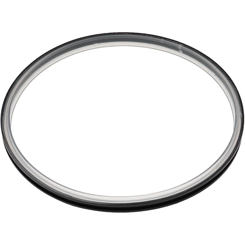 Vhbw - Deckeldichtung kompatibel mit Vorwerk Thermomix TM31 Küchenmaschine - Dichtungsring, Schwarz / Transparent