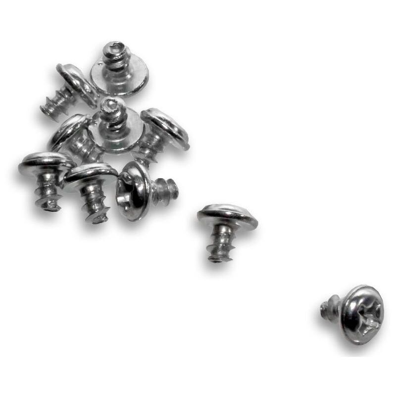 Vhbw - 10x Schrauben kompatibel mit iRobot Roomba 540, 550, 555, 560, 562, 563, 564, 565 Saugroboter - Seitenbürsten Schrauben-Set