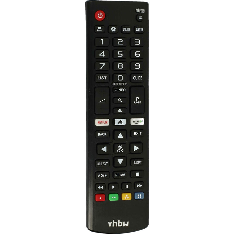 Fernbedienung Ersatz für lg AKB75375608 für Fernseher, tv - Ersatzfernbedienung - Vhbw