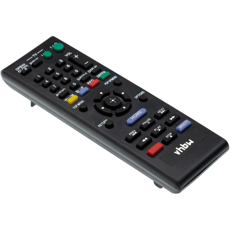 vhbw Fernbedienung Ersatz für Sony RMT-B115A für Blu-Ray Disc Player - Ersatzfernbedienung