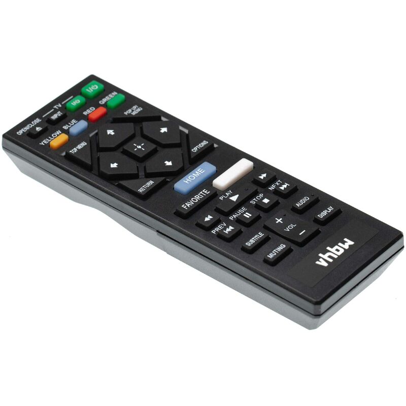 vhbw Fernbedienung Ersatz für Sony RMT-VB100U für Blu-Ray Disc Player - Ersatzfernbedienung