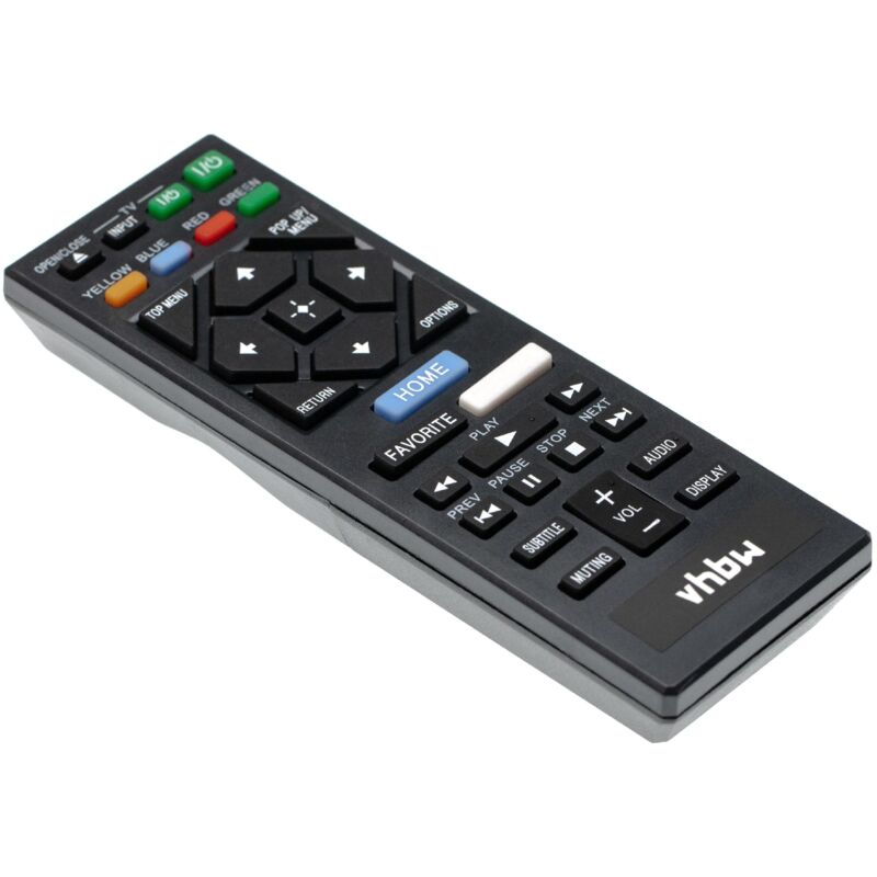 vhbw Fernbedienung Ersatz für Sony RMT-VB201U für Blu-Ray Disc Player - Ersatzfernbedienung