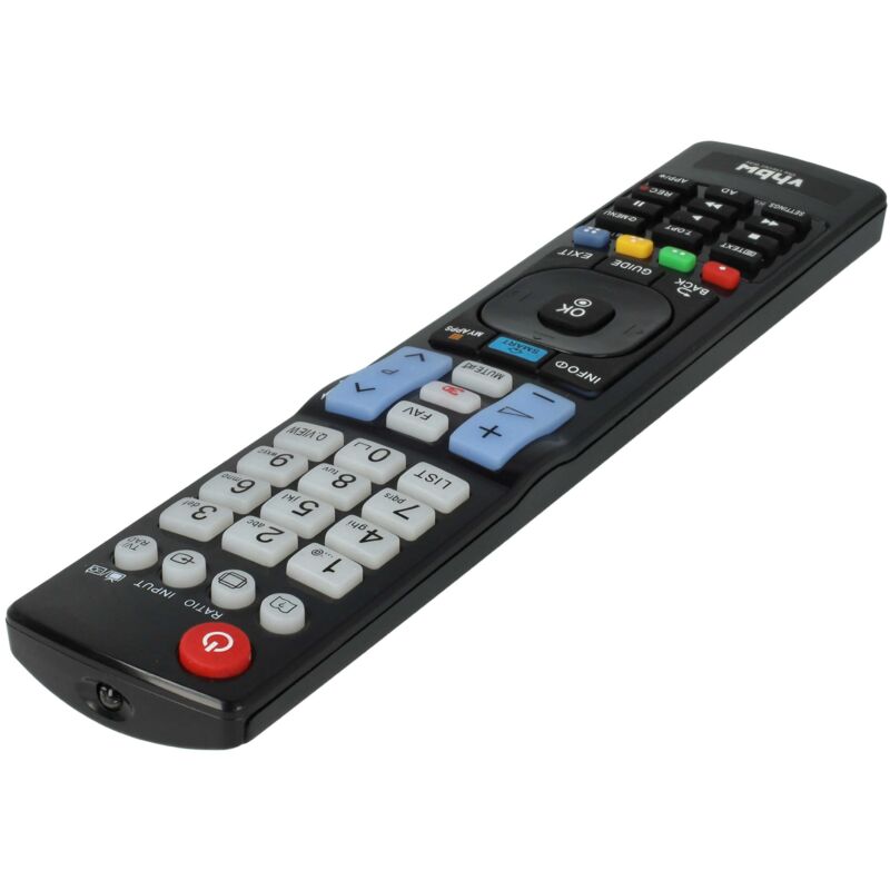 vhbw Fernbedienung kompatibel mit LG 47LA620V, 42LA6910, 32LA6230, 42LA6620, 42LA6230, 47LA7400, 47LA6620 Fernseher, TV - Ersatzfernbedienung