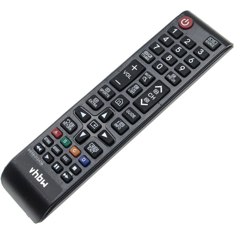 vhbw Fernbedienung kompatibel mit Samsung UA65KS8000W, UA65KS8000WXXY Heimkino-Anlage, Fernseher, Hi-Fi-System - Multifunktionsfernbedienung