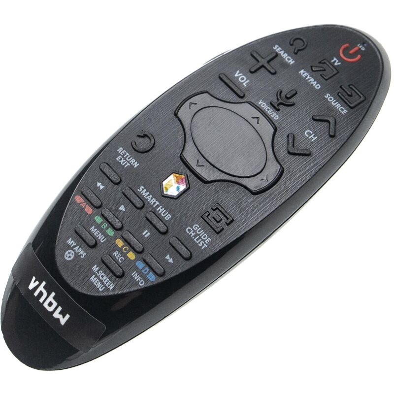 vhbw Fernbedienung kompatibel mit Samsung UN55HU7200F, UN55HU7250F Heimkino-Anlage, Fernseher, Hi-Fi-System - Multifunktionsfernbedienung