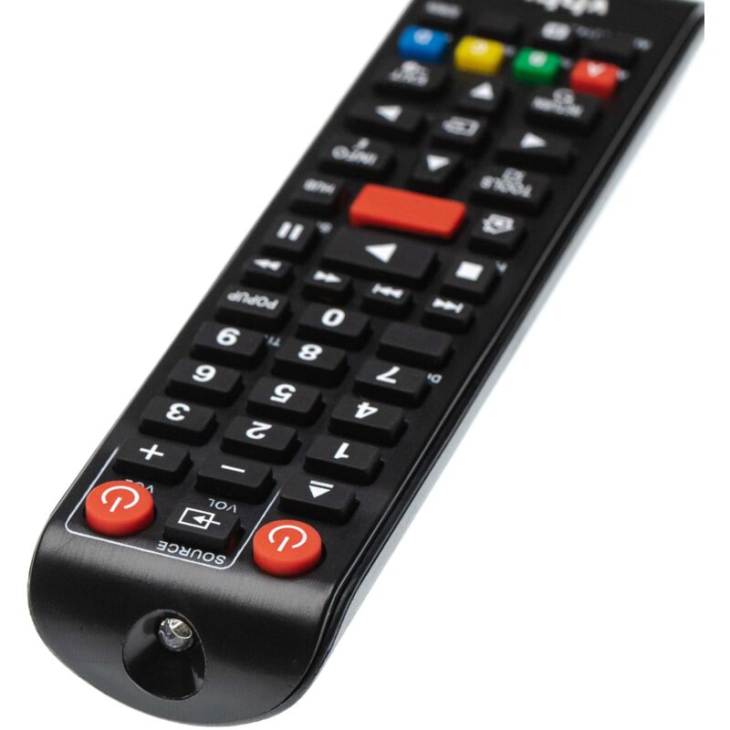 vhbw Fernbedienung kompatibel mit Samsung BDH6500/ZA, BDH6500, BD-H6500, BDFM59CZA, BDFM59C/ZA Blu-Ray Disc Player - Ersatzfernbedienung