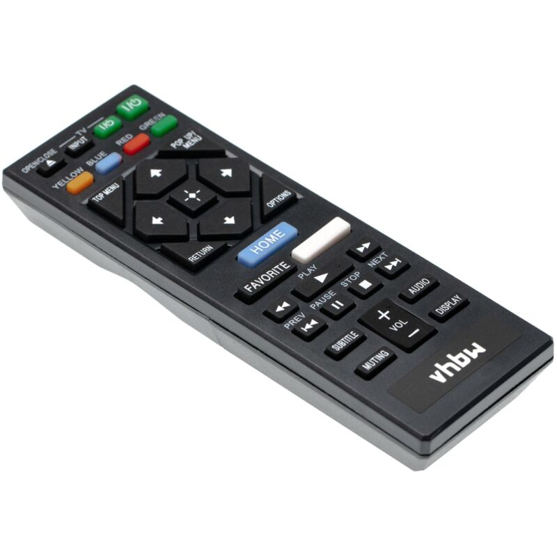vhbw Fernbedienung kompatibel mit Sony BDP-S6700, UBP-X700 Blu-Ray Disc Player - Ersatzfernbedienung