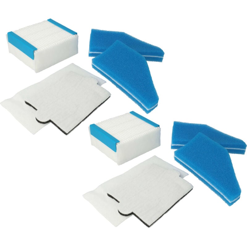 Filter-Set kompatibel mit Thomas Perfect Air Animal Pure, Perfect Air Allergy Pure Staubsauger - 10x Filter - Vhbw