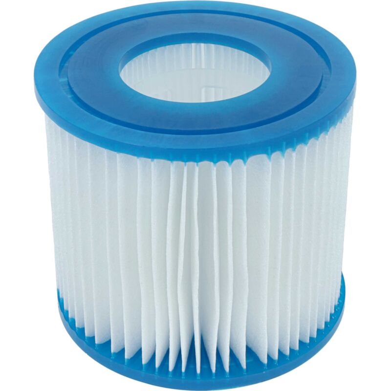 Filterkartusche Typ vii kompatibel mit Bestway Lay-Z-Spa Siena, Saint Tropez, Vegas Pool - Ersatzfilter Blau Weiß - Vhbw