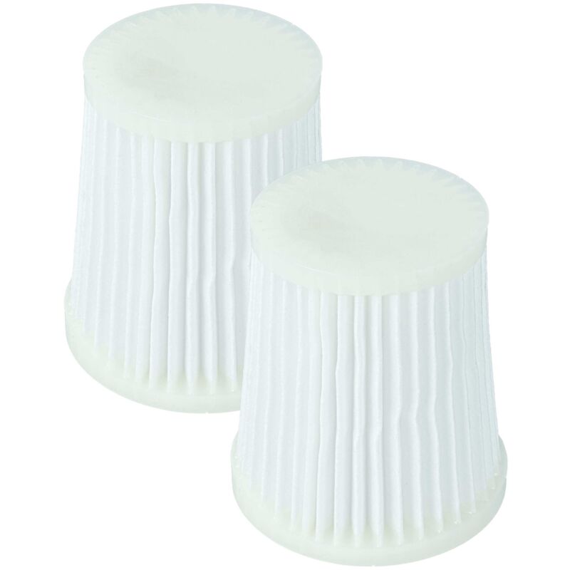 Filterset 2x Staubsaugerfilter kompatibel mit Bosch gas 14,4 v-li, gas 18 v-li, pas 18 li Staubsauger - hepa Filter Allergiefilter - Vhbw