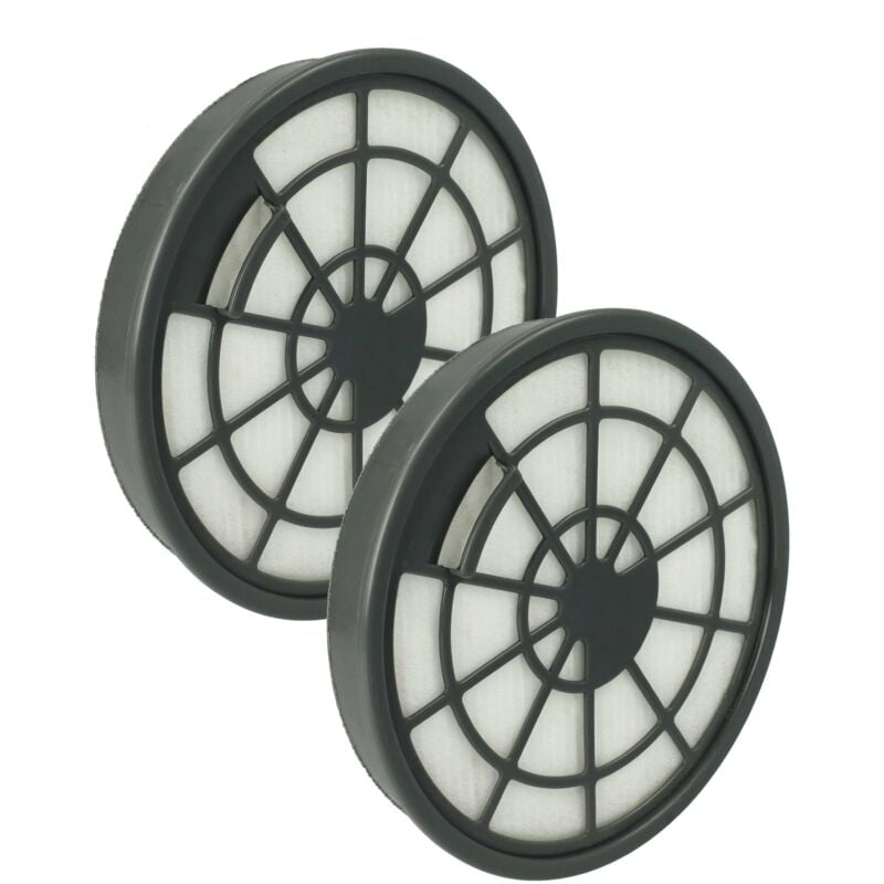 Filterset 2x Staubsaugerfilter kompatibel mit Dirt Devil Ultima, Pick Up Power Pet, Ultima Power Parquet Staubsauger - hepa Filter Allergiefilter