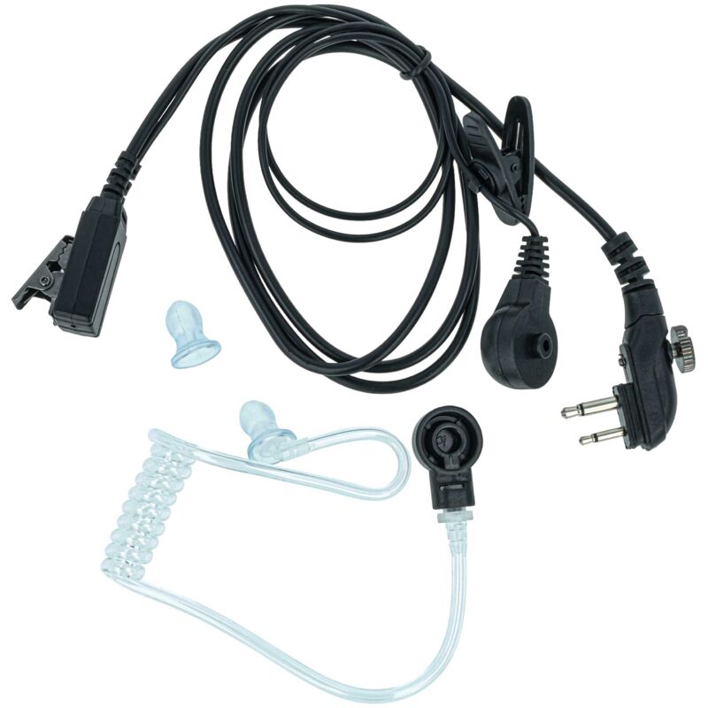 Vhbw - Headset kompatibel mit HYT/Hytera TD510, TD520, PD560, TC620, PD500 Funkgerät mit Push-to-Talk Mikrofon